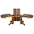 SOLD Antique Oak Claw Foot Dining Table, Split Pedestal, 48" Round