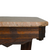 SOLD Antique Victorian Walnut Marble Top End Table, Rose Quartz, 1880s