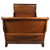 SOLD Empire Flame Mahogany Twin Sleigh Bed 1850s – Antique