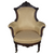 SOLD Pair of Victorian Carved Walnut Arm Chairs, North Wind Face 1880s