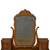 SOLD Antique Victorian Oak Carved Vanity with Beveled Mirror & Ditty Boxes - 1890s
