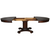 SOLD Antique Mahogany Empire Dining Table 54" Round, Curl Foot Base – Original Finish