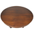 SOLD Antique Mahogany Empire Dining Table 54" Round, Curl Foot Base – Original Finish