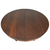 SOLD Antique Mahogany Empire Dining Table 54" Round, Curl Foot Base – Original Finish