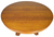 Stunning Round Oak Dining Table – 54” Solid Top – Claw Foot - 1890s #22438
