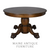 SOLD Antique Round Oak Dining Table – 48” Top, Expandable to 82”