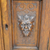 SOLD Antique Carved Oak Sideboard w/ Sea Serpents, Lions, Faces -1880s