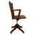 SOLD Tiger Oak Swivel Tilt Office Chair – Lawyer’s, Banker’s Adjustable Chair