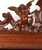 Antique Mahogany Carved Sideboard Buffet – Horner, Full Mirror Back #22459