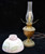 SOLD Brass Embossed Victorian Rayo Aladdin Lamp