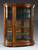 Antique Mahogany Serpentine China Cabinet – Horner Style, 1890s #22462
