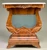 Antique Empire Marble Top Pier Table – Flame Mahogany, 1860s #22465
