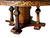 SOLD Victorian Round Oak Carved Dining Table– 54" with Two Leaves