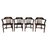 SOLD Set of 4 Mahogany Bankers / Lawyers Office Arm Chairs - Matching