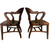 SOLD Set of 4 Mahogany Bankers / Lawyers Office Arm Chairs - Matching