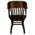 SOLD Set of 4 Mahogany Bankers / Lawyers Office Arm Chairs - Matching