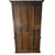Raised Panel Step Back Oak Cupboard, Tiger Sawn Oak, 1890s #22473