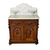 SOLD Victorian Walnut Marble Top Commode, 1860s
