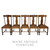 SOLD Set of 5 Antique Oak Empire Dining Chairs – Tiger Sawn - 1910s