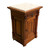SOLD Victorian Burl Walnut Marble Top Nightstand / Half Commode, 1870s