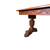 SOLD Large Custom Carved Mahogany Library Writing Desk – Massive Claw Feet