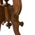 Victorian Walnut Turtle Top Lamp Table – Rose Marble with Burl Accents #22534