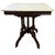 SOLD Victorian Walnut Marble-Top Lamp Table – 1880s