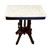 SOLD Victorian Walnut Marble Top Lamp Table – 1880s