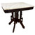 SOLD Victorian Walnut Marble Top Lamp Table – 1880s