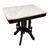 SOLD Victorian Walnut Marble Top Lamp Table – 1880s