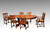 SOLD Antique Set of 6 Oak Dining Chairs by R.J. Horner