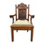 SOLD Antique Set of 8 Oak Storybook Dining Chairs - 1910s