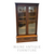 SOLD Antique Victorian Eastlake Walnut Bookcase with Burl Panels & Drawers