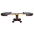 Antique Round Mahogany Empire Style Dining Table – 54” Round – c.1900s #22611