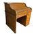 Oak Ladies Roll Top Desk by Standard Cabinet Co. – Dovetail Drawers #22605