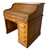 Oak Ladies Roll Top Desk by Standard Cabinet Co. – Dovetail Drawers #22605