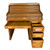 Oak Ladies Roll Top Desk by Standard Cabinet Co. – Dovetail Drawers #22605