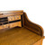 Oak Ladies Roll Top Desk by Standard Cabinet Co. – Dovetail Drawers #22605