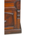 Victorian Carved Step Back Bookcase – Black Walnut – Glass Door Cupboard #22143