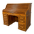 Antique 60” Quarter Sawn Oak Roll Top Desk Victorian Tambour Office Desk #22370