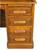 Antique 60” Quarter Sawn Oak Roll Top Desk Victorian Tambour Office Desk #22370