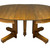 Antique Mission Oak Round Dining Table – 2 Leaves – c.1900 #22497