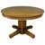 Antique Mission Oak Round Dining Table – 2 Leaves – c.1900 #22497