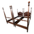 Pair of Antique Mahogany Twin Poster Beds – Matching Beds– c.1920s #22507
