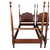 Pair of Antique Mahogany Twin Poster Beds – Matching Beds– c.1920s #22507