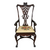 Antique Mahogany Dining Chairs – Set of 6 – Needlepoint Seats  – c.1880 #22521