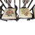 Antique Mahogany Dining Chairs – Set of 6 – Needlepoint Seats  – c.1880 #22521