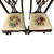 Antique Mahogany Dining Chairs – Set of 6 – Needlepoint Seats  – c.1880 #22521