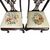 Antique Mahogany Dining Chairs – Set of 6 – Needlepoint Seats  – c.1880 #22521
