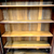 Victorian Walnut Bookcase with Glass Doors, Carved Columns & Drawers #22530